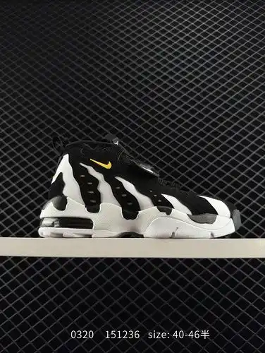 1 Nike Air Raid Men's Mid Top Wear resistant Training Sports Practical Basketball Shoes Fabric Synth