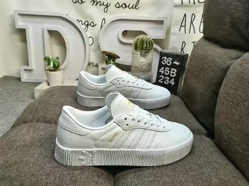 243DAdidas SAMBAE W genuine half size system # using suede combined with environmentally friendly fi