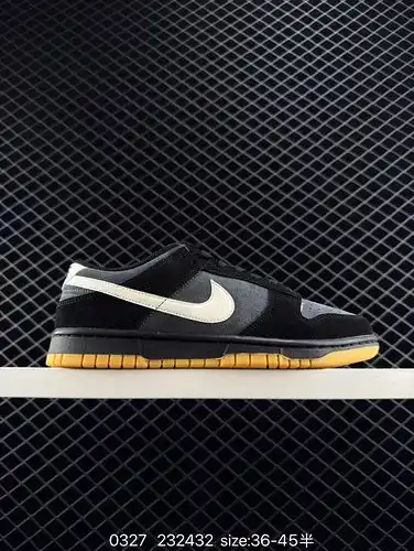Company level NIKE SB Dunk Low RETRO SE raw rubber black gray original head layer material exclusive