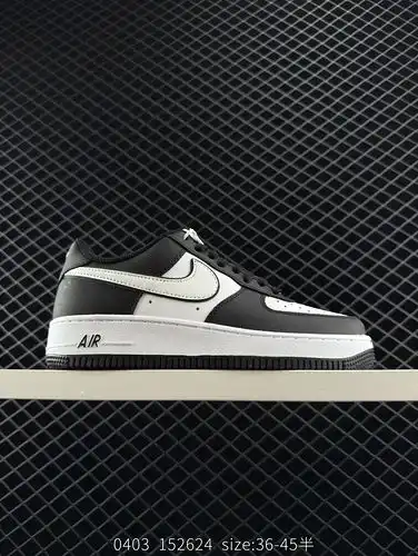 Nike/Nike Air Force Low cut Men's and Women's Shoes with half size real logo, original last paper ve