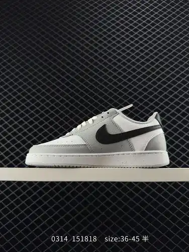 90 Nike Court Vision Fashionable, Comfortable, Anti slip, Wear resistant Low cut Board Shoes for Men