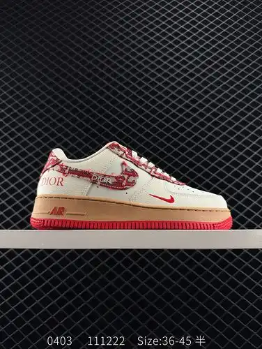 company level ✅ Nike Air Force 1'07 Low "LV collaboration - Red Night Elf" Air Force One l
