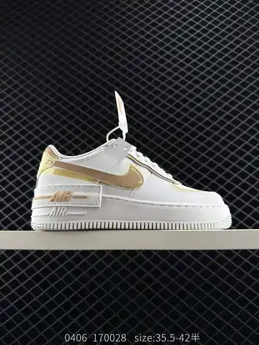 company level ✅ Nike WMNS Air Force 1 Shadow, a new girls' deconstructionist design, macaron Air For