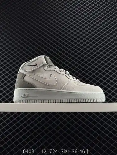 Nike AIR FORCE 1'07 defending champion Air Force One high top versatile casual sports board shoes. T