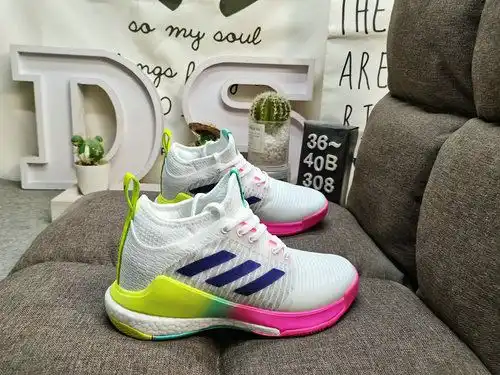308D company level ✅ Adidas Crazyflight Mid HP3337 shock-absorbing and anti slip mid top Adidas trai
