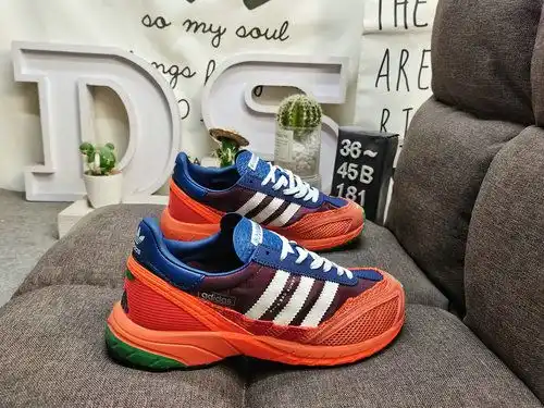 181DAdidas x Bad Bunny Adizero SL 72 JP8815 suede leather co branded running shoes