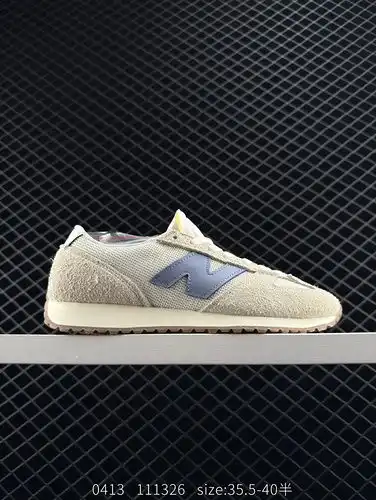 nivel de la empresa New Balance NB 471 serie tela cuero de vaca en capas cuero retro moda antidesliz