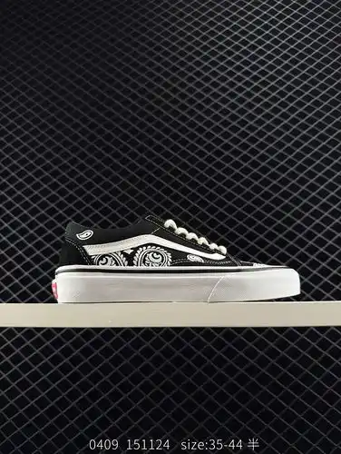 Vans Knu Skool Año de la Serpiente Edición Limitada Autobús escolar graffiti blanco y negro patrón c