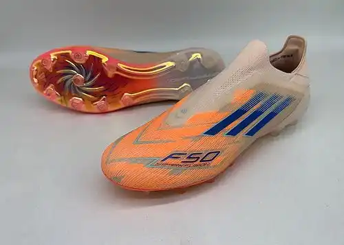 Arrival 39-45) Adidas F50+series fully knitted waterproof shoeless FG football shoes adidas F50+FG 3