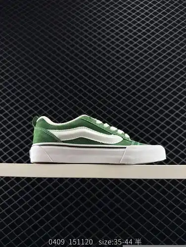 Vans Knu Skool baja parte superior retro zapatos de pan gordo casual VN000D6CJBG Artesanía vulcaniza