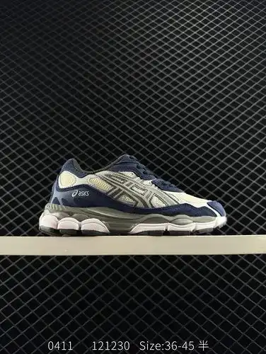 ASICSASICS GELNYC 2055 superior de malla transpirable con un poco de material de cuero sintético uti
