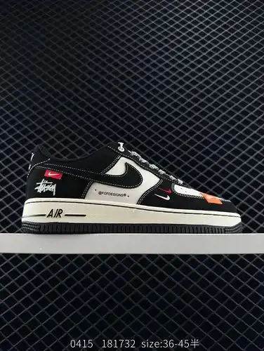 The Nike Air Force 1 Low is a versatile low top casual sports board shoe with soft and elastic cushi