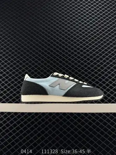 nivel de la empresa New Balance NB 471 serie tela cuero de vaca en capas cuero retro moda antidesliz