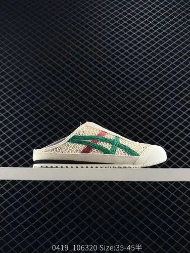 Onitsuka Tiger MEXICO 66 Sabot semi remolque cómodo diario transpirable ligero zapatos casuales de c