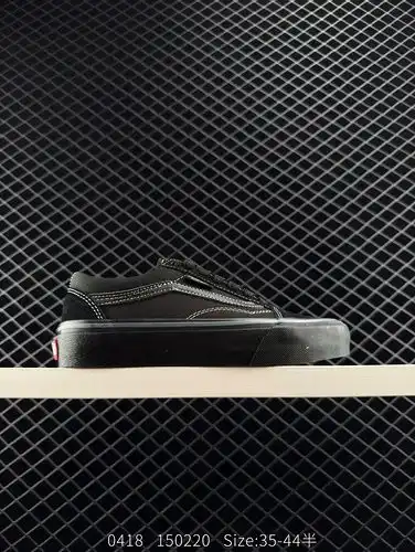Vans Old Skool cómodos y versátiles antideslizantes y amortiguadores zapatos de la tabla superior ba