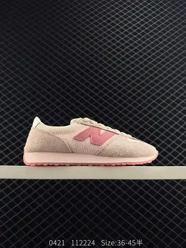 nivel de la empresa New Balance NB 471 serie tela cuero de vaca en capas cuero retro moda antidesliz