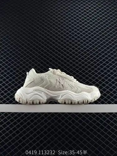 MLB estilo retro Bigball Chunky WINDOW VELVET serie retro aumento de altura papa zapatos casuales nú