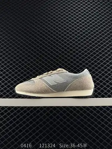 nivel de la empresa New Balance NB 471 serie tela cuero de vaca en capas cuero retro moda antidesliz
