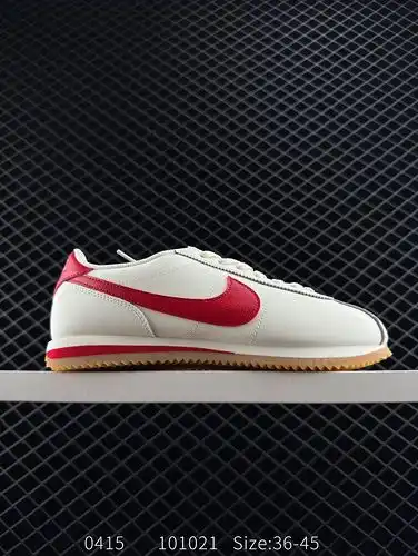NK Classic Cortez Leather DM4044- Forrest Gump Retro First Generation Leather Running Shoes Physical