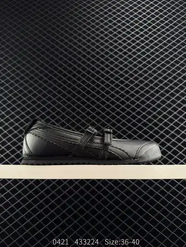 Onitsuka Tiger MEXICO TGRS zapatos de tacón plano Mary Jane encarnan la tendencia del ballet Todo el