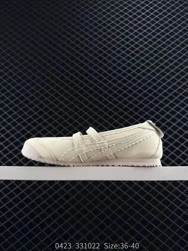 Onitsuka Tiger MEXICO TGRS zapatos de tacón plano Mary Jane encarnan la tendencia del ballet Todo el