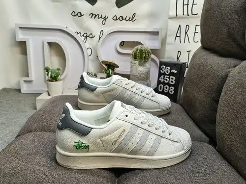 098D ADIDAS SUPERFINGER SUPERSTAR HD2211 Clover ☘️ Classic Shell Head Series New Casual Board Shoes 