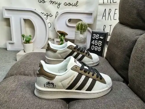 098D ADIDAS SUPERFINGER SUPERSTAR HD2205 Clover ☘️ Classic Shell Head Series New Casual Board Shoes 