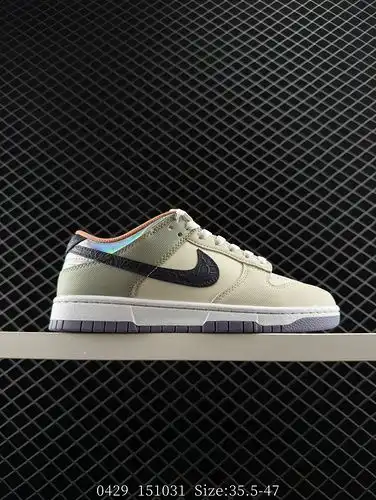 Nike NIKE DUNK LOW Slam Dunk Series Retro Low Top Casual Sports Skateboarding Board Shoes with Soft 