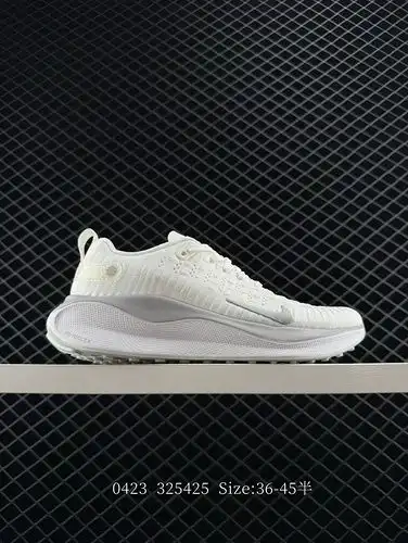 The Nike REACTX INFINITY RUN 4 marathon running shoes feature a lightweight upper and a new strap de