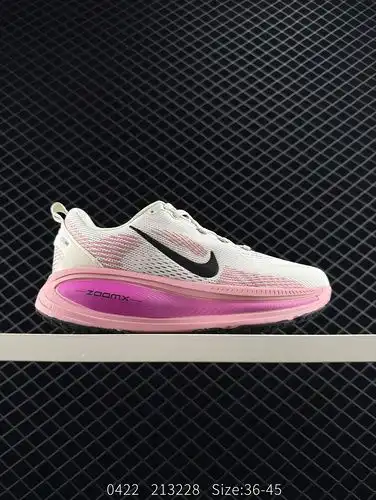 The Nike VOMERO 18 is a comfortable, shock-absorbing, and non slip low top running shoe with a full-