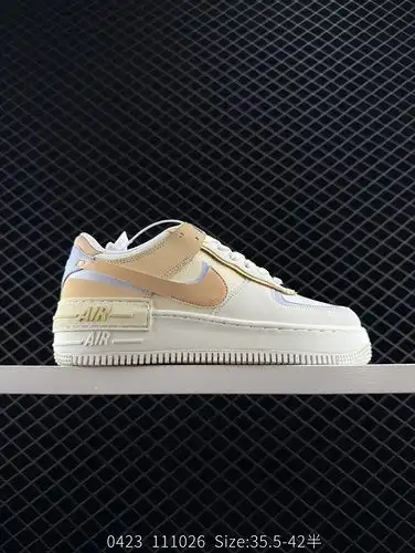 NK Air Force 1 Shadow lightweight height increasing low top versatile board shoes "splicing mac