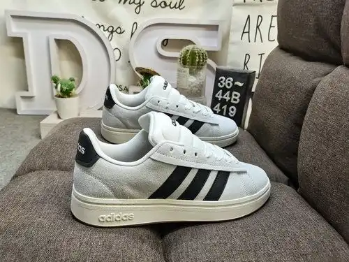 419Dadidas GRAND COURT BASE 00s JR0544 Grand series low cut casual sports board shoes for men and wo