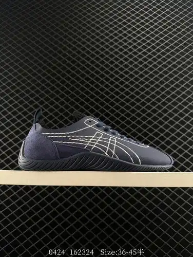 Nivel de empresa Onitsuka Tiger SCLAW Cuero Cómodo Versátil Antideslizante Resistente al desgaste Ba
