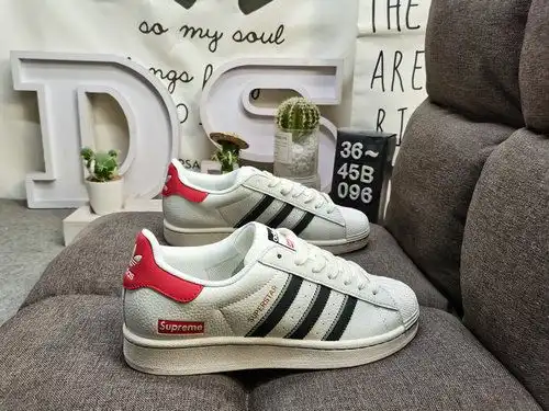 096D ADIDAS SUPERFINGER SUPERSTAR JY8905 Clover ☘️ Classic Shell Head Series New Casual Board Shoes 