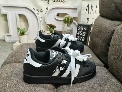 373D Adidas Three Leaf Clover Originals Superstar JI0079 Shell Head Classic Versatile Casual Sports 