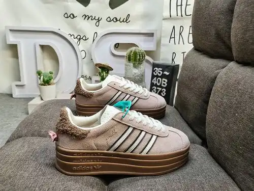 373D ✅ Adidas Originals Gazelle INdoor IE0429 Clover Casual Anti slip and Wear resistant Low cut Thr
