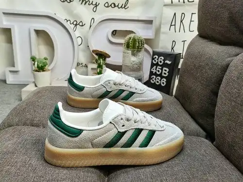 386DAdidas SAMBAE W JQ0255 sistema de tamaño medio genuino utilizando ante combinado con material su