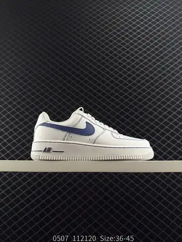 Nike Air Force 1; 07 Low Air Force One with air cushion, low top, versatile, thick sole, height incr