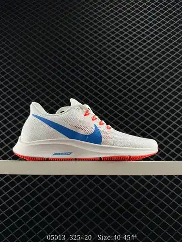 The Nike Air Zoom Pegasus Lunar 36th generation mesh breathable running shoe combines a speedy appea