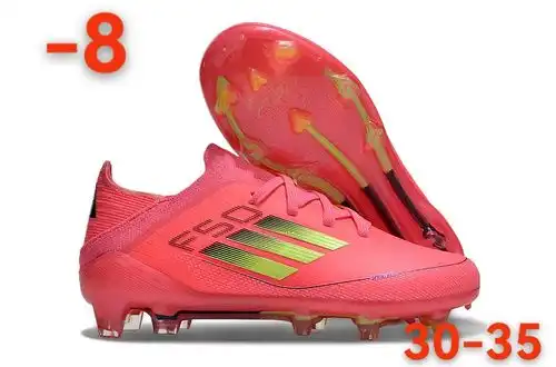 Zapatos infantiles 3035 Adidas F50 zapatos infantiles de punto impermeable con cordones FG suela 303
