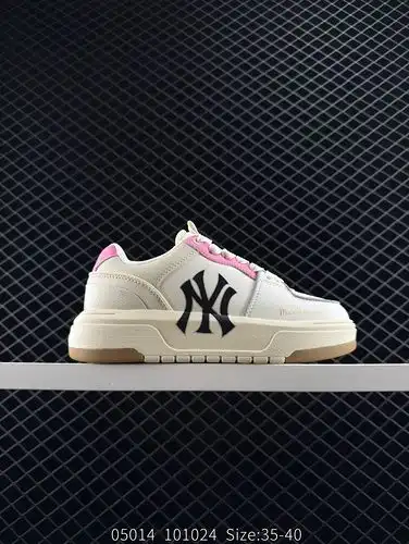 nivel de empresa MLB CHUNKY LINER DENIM De moda y versátil Suela gruesa Zapatos casuales cómodos ant