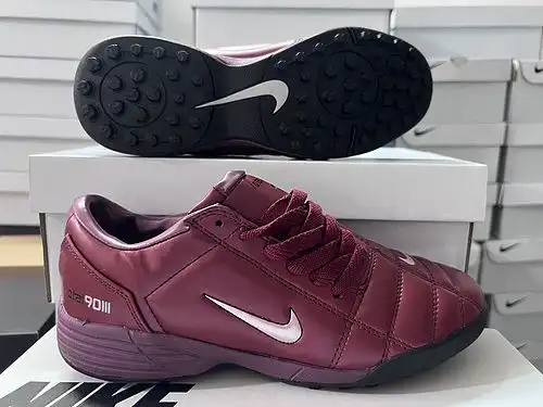 Llegó NiñosMujeresZapatos de hombre Nike T90 Serie MD Bottom Grass Uñas Zapatos de fútbol NIKE T90 T