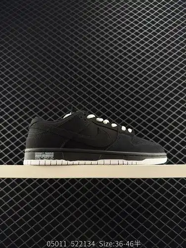 Nike Dunk SB " White Hole" Nike SB low top white hole unisex trendy and versatile 
