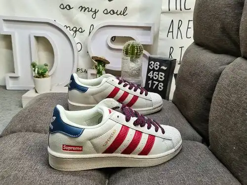 178D Adidas Three Leaf Clover Originals Superstar BZ2521 Shell Head Clásico versátil zapatos deporti