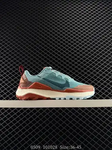 The Nike React Wildhorse 8 Off Road Outdoor Suspension and Buffer Casual Running Shoes feature Nike 