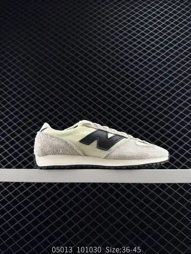 New Balance NB 471 serie tela cuero de vaca en capas cuero retro moda antideslizante zapatos casuale