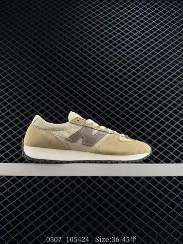nivel de la empresa New Balance NB 471 serie tela cuero de vaca en capas cuero retro moda antidesliz