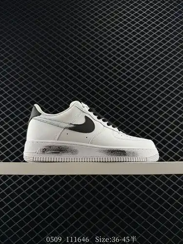 230 Official Popular Customized anime Theme Nike Air Force 1 Low '07 White and Black Gradient Air Fo