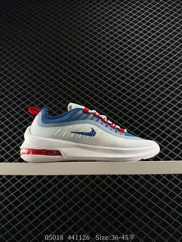 The Nike Air Max Axis men's and women's sports shoes feature air cushioned cushioning, lightweight c