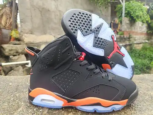 AIR Jordan 6 Jordan 6 Negro Naranja Clash 4047